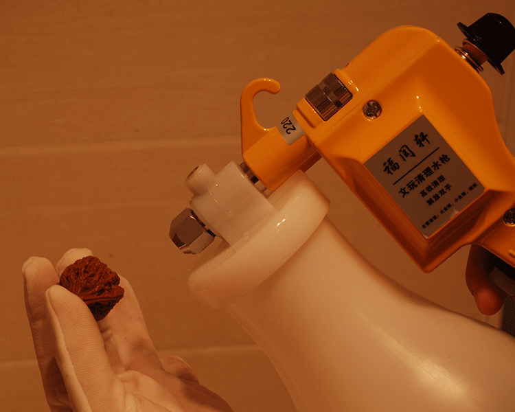 宝茄新款代购文玩高压水枪电动自动喷水枪大小金刚菩提子核桃清理工具