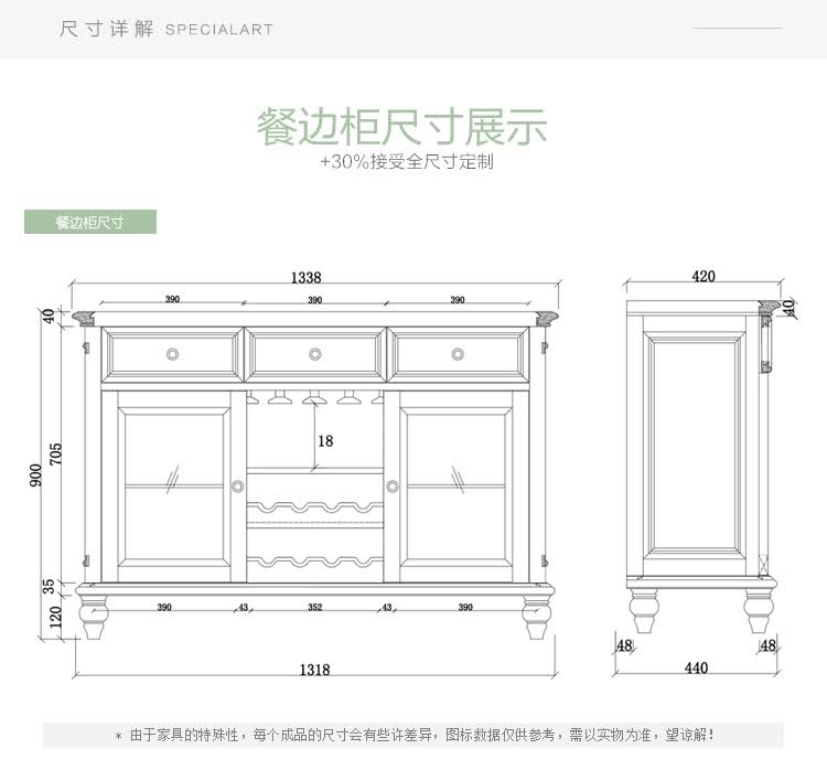 实木碗柜餐边柜立面图怎么画储物柜平面图茶水柜立面茶柜尺寸设计图