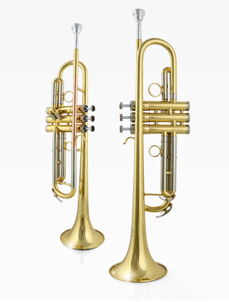 h60磷铜吹嘴管 黄铜管体小号 西洋管乐器乐团小号