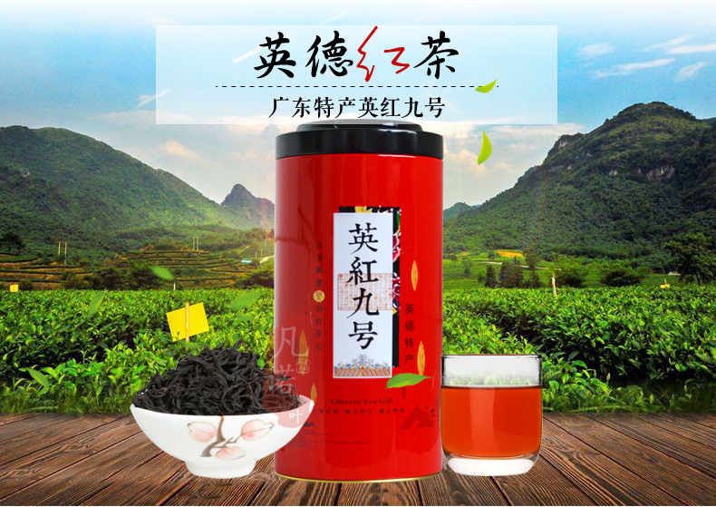 中闽凡诺 2021新茶春茶英红九号英德红茶400克9号红茶