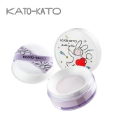 KATO Buer Rabbit joint color loose powder clear and traceless light smoke setting powder powder honey powder concealer does not take off makeup [joint powder limited] purple 7g