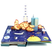Children's Science Exploration Pop-up Book: Great Inventions, 9 Great Inventions, 120 Interesting Knowledge, 3D Stereo Pulling, Interactive Scanning Code, Listening to Invention Stories 6-12 Years Old