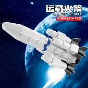 Kaiyi CAYI Guochao Building Blocks Selected Small Particles Children's Rockets Space Station Astronauts Assembling and Building Toys for Children's National Day Gift Launch Vehicle