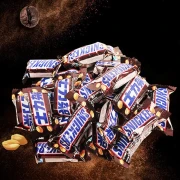 Snickers Bar Boxed Peanut Sandwich Milk Chocolate Birthday Gift Valentine's Day Gift for Girlfriend Wedding Candy Accompanying Gift Snickers Bar 20g*12 Pack