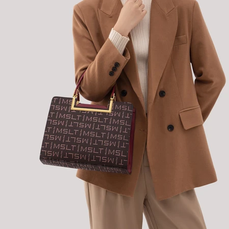 MashaLanti bag women's bag commuter handbag large-capacity mother bag temperament shoulder bag ladies Messenger bag birthday gift for wife wine red MashaLanti bag women's bag commuter handbag large-capacity mother bag temperament shoulder bag ladies Messenger bag birthday gift for wife wine red