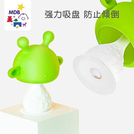 MDB teething stick baby teether bite happy little mushroom teether comfort chew toy baby silicone anti-eating hand deer rattle green MDB teething stick baby teether bite happy little mushroom teether comfort chew toy baby silicone anti-eating hand deer rattle green