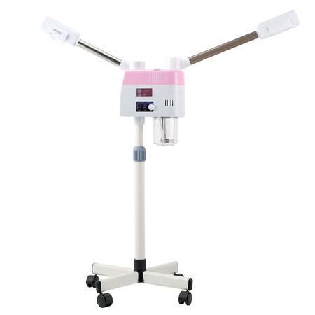 Hot and cold sprayer double spray face steamer beauty instrument beauty salon hydrating instrument hot spray home facial spa instrument Xin Fukang DT-789A double tube cold spray + hot spray can add medicine Hot and cold sprayer double spray face steamer beauty instrument beauty salon hydrating instrument hot spray home facial spa instrument Xin Fukang DT-789A double tube cold spray + hot spray can add medicine