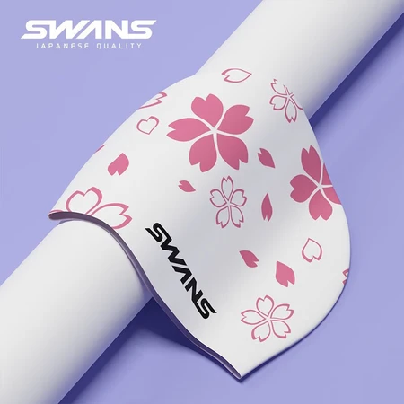 SWANS swimming goggles imported from Japan waterproof anti-fog high-definition swimming cap suit men and women adult swimming glasses large frame diving swimming equipment FOX1-3+SA25-3 black and white cherry blossom SWANS swimming goggles imported from Japan waterproof anti-fog high-definition swimming cap suit men and women adult swimming glasses large frame diving swimming equipment FOX1-3+SA25-3 black and white cherry blossom
