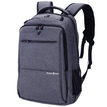 Victoria Traveller VICTORIATOURIST Backpack Computer Bag 15.6-inch Men's Business Waterproof Backpack V9006 Gray Victoria Traveller VICTORIATOURIST Backpack Computer Bag 15.6-inch Men's Business Waterproof Backpack V9006 Gray