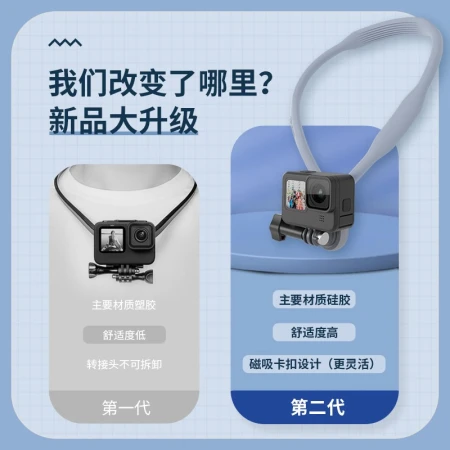 TELESIN sports camera magnetic hanging neck GoPro11 hanging neck hero10 9 8 7 riding shooting fixed motorcycle bracket magnetic hanging neck bracket sports camera universal TELESIN sports camera magnetic hanging neck GoPro11 hanging neck hero10 9 8 7 riding shooting fixed motorcycle bracket magnetic hanging neck bracket sports camera universal
