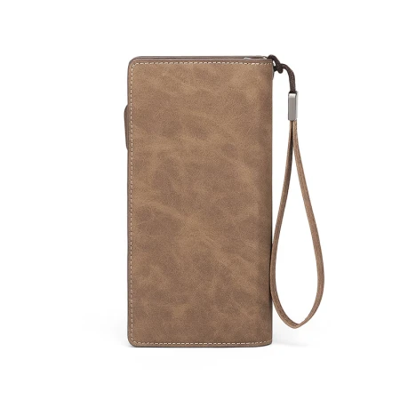MashaLanti Men's Wallet Men's Long Wallet Wallet Fashion Clutch Large Capacity Coin Purse Card Bag Birthday Gift for Boyfriend Husband Brown MashaLanti Men's Wallet Men's Long Wallet Wallet Fashion Clutch Large Capacity Coin Purse Card Bag Birthday Gift for Boyfriend Husband Brown