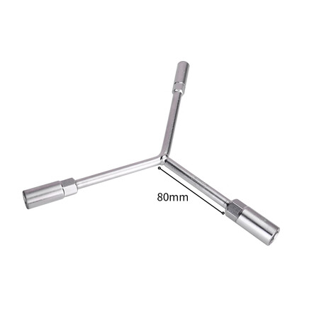 Powerful deli Y-type three-prong socket wrench three-head wrench 10*12*14mm outer hexagon socket wrench machine repair auto repair tool DL101214 Powerful deli Y-type three-prong socket wrench three-head wrench 10*12*14mm outer hexagon socket wrench machine repair auto repair tool DL101214