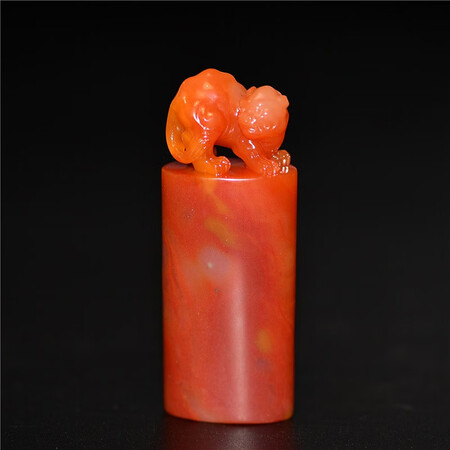 Tour this natural authentic Shoushan stone truth candle red hibiscus stone seal engraving lion button chapters 4 major name Stone State Shousi Mountain Stone Collection Tour this natural authentic Shoushan stone truth candle red hibiscus stone seal engraving lion button chapters 4 major name Stone State Shousi Mountain Stone Collection