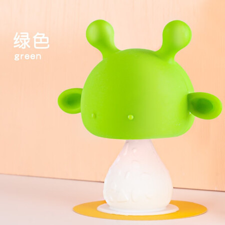 MDB teething stick baby teether bite happy little mushroom teether comfort chew toy baby silicone anti-eating hand deer rattle green MDB teething stick baby teether bite happy little mushroom teether comfort chew toy baby silicone anti-eating hand deer rattle green