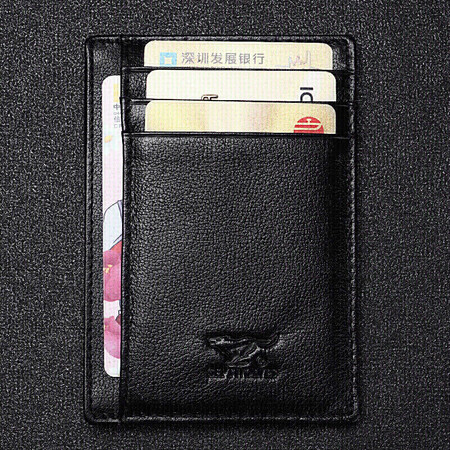 Seven wolves card holder business card holder cowhide driver's license card holder male ultra-thin convenient card holder bank card holder mini wallet small wallet A138215-01AG1 Seven wolves card holder business card holder cowhide driver's license card holder male ultra-thin convenient card holder bank card holder mini wallet small wallet A138215-01AG1