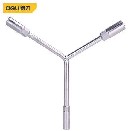 Powerful deli Y-type three-prong socket wrench three-head wrench 10*12*14mm outer hexagon socket wrench machine repair auto repair tool DL101214 Powerful deli Y-type three-prong socket wrench three-head wrench 10*12*14mm outer hexagon socket wrench machine repair auto repair tool DL101214
