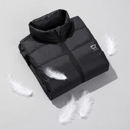361-degree down jacket men's winter sports and leisure warm windproof trendy zipper stand collar solid color ultra-light men's jacket 652144309-3 basic black L 361-degree down jacket men's winter sports and leisure warm windproof trendy zipper stand collar solid color ultra-light men's jacket 652144309-3 basic black L