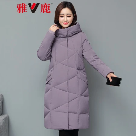 Yalu down jacket women's mid-length winter new middle-aged warm jacket slim fit warm jacket X Y8001A01290 bean green 165/L Yalu down jacket women's mid-length winter new middle-aged warm jacket slim fit warm jacket X Y8001A01290 bean green 165/L