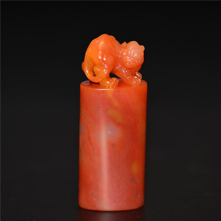 Tour this natural authentic Shoushan stone truth candle red hibiscus stone seal engraving lion button chapters 4 major name Stone State Shousi Mountain Stone Collection Tour this natural authentic Shoushan stone truth candle red hibiscus stone seal engraving lion button chapters 4 major name Stone State Shousi Mountain Stone Collection