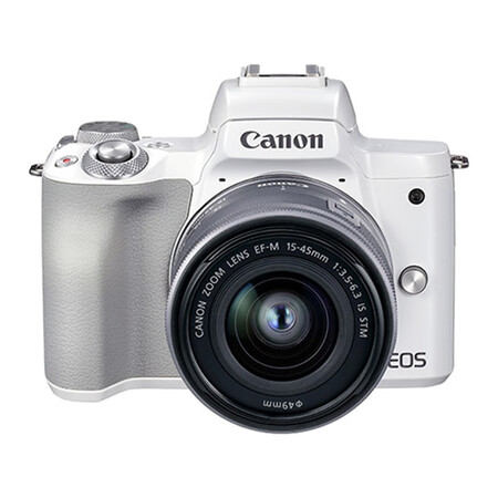 Canon EOS M50 Mark II M50 Second Generation Micro Single Camera Digital Camera White 15-45 Micro Single Lens Vlog Camera 4K Video Shooting Canon EOS M50 Mark II M50 Second Generation Micro Single Camera Digital Camera White 15-45 Micro Single Lens Vlog Camera 4K Video Shooting