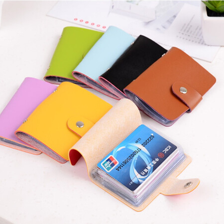 Y multi-card card package personality bank card package ID card set anti-disability card set big capacity small card package business card clip Hawya 24 card bit + brown + keychain, I want one Y multi-card card package personality bank card package ID card set anti-disability card set big capacity small card package business card clip Hawya 24 card bit + brown + keychain, I want one