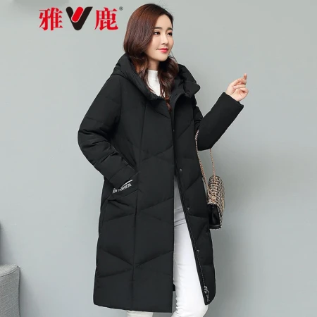 Yalu down jacket women's mid-length winter new middle-aged warm jacket slim fit warm jacket X Y8001A01290 bean green 165/L Yalu down jacket women's mid-length winter new middle-aged warm jacket slim fit warm jacket X Y8001A01290 bean green 165/L