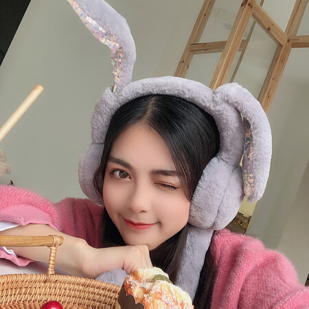 Shuman Rabbit Ears Moving Warm Earmuffs Female Students Children Cute Earmuffs Winter Earmuffs Earmuffs Winter Earmuffs Beige One Size Shuman Rabbit Ears Moving Warm Earmuffs Female Students Children Cute Earmuffs Winter Earmuffs Earmuffs Winter Earmuffs Beige One Size