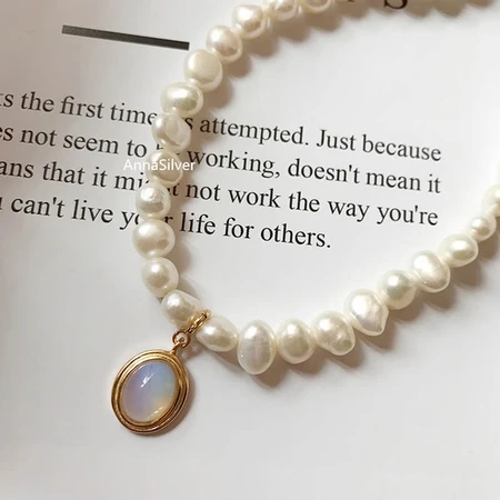 QIMEILA Jewelry Accessories Freshwater Pearl Round String Necklace Women Japanese and Korean Ladies Necklace Simple Fashion Creative Clavicle Chain Birthday Gift QIMEILA Jewelry Accessories Freshwater Pearl Round String Necklace Women Japanese and Korean Ladies Necklace Simple Fashion Creative Clavicle Chain Birthday Gift