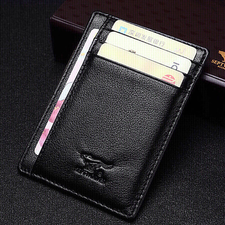 Seven wolves card holder business card holder cowhide driver's license card holder male ultra-thin convenient card holder bank card holder mini wallet small wallet A138215-01AG1 Seven wolves card holder business card holder cowhide driver's license card holder male ultra-thin convenient card holder bank card holder mini wallet small wallet A138215-01AG1