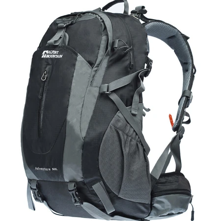 El Monte ALPINT MOUNTAIN Mountaineering Backpack with Rain Cover 50L 610-025 Black El Monte ALPINT MOUNTAIN Mountaineering Backpack with Rain Cover 50L 610-025 Black
