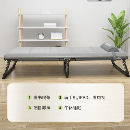Antarctic people folding bed single bed office nap lunch break bed marching bed escort bed two-fold bed with comfortable cotton pad Antarctic people folding bed single bed office nap lunch break bed marching bed escort bed two-fold bed with comfortable cotton pad