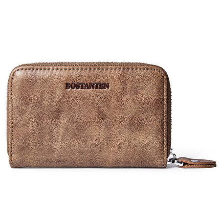 BOSTANTEN BOSTANTEN card holder business card holder first layer cowhide driver's license leather case bank card bag mini wallet male B7172071 khaki BOSTANTEN BOSTANTEN card holder business card holder first layer cowhide driver's license leather case bank card bag mini wallet male B7172071 khaki