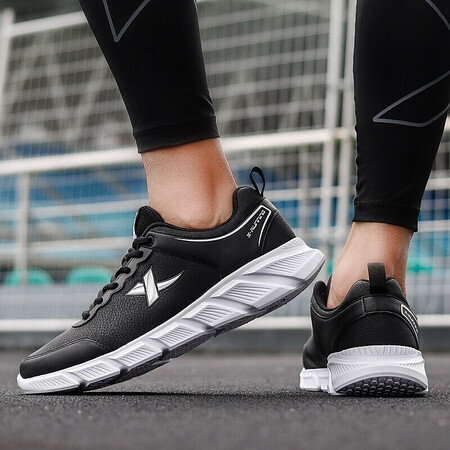 Speed men's shoes running shoes waterproof skin 2020 new men's camping casual sports shoes men's shoes breathable lightweight wear-resistant travel jogging shoes tide autumn winter warm black and white - leather models - recommended 42 Speed men's shoes running shoes waterproof skin 2020 new men's camping casual sports shoes men's shoes breathable lightweight wear-resistant travel jogging shoes tide autumn winter warm black and white - leather models - recommended 42