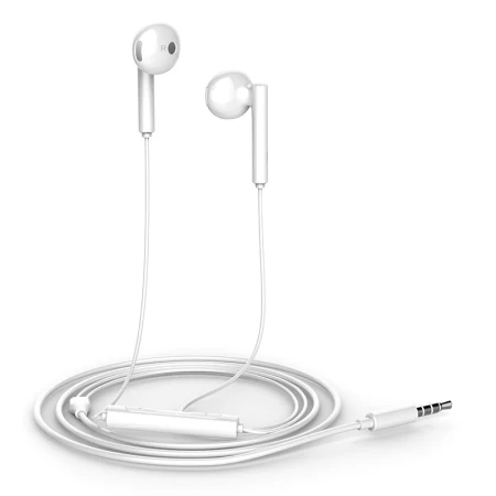 Honor original three-button wire control with microphone semi-in-ear headphones AM115 white Honor original three-button wire control with microphone semi-in-ear headphones AM115 white