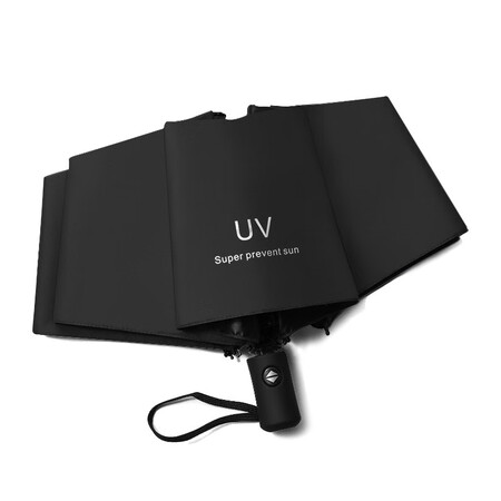 Huixun Automatically open and close UV protection umbrella, damaged package, navy blue Huixun Automatically open and close UV protection umbrella, damaged package, navy blue