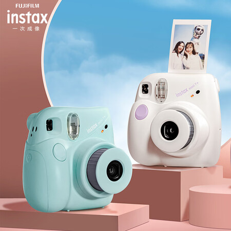 Fuji instax instant instant camera mini7+mini7c/s upgrade white Fuji instax instant instant camera mini7+mini7c/s upgrade white