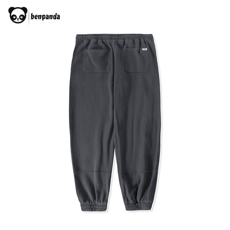 Panda Ben Casual Pants Men's Loose Trendy Bottoms Pants Straight Pants Men's Pants Carbon Gray L Panda Ben Casual Pants Men's Loose Trendy Bottoms Pants Straight Pants Men's Pants Carbon Gray L