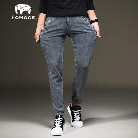 Farmans jeans men's 2023 spring slim-fit pants men's small feet elastic casual men's pants fashion trend men's clothing Farmans jeans men's 2023 spring slim-fit pants men's small feet elastic casual men's pants fashion trend men's clothing