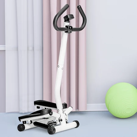 Shuangchao suncaoSC-S032A handrail stepper home plastic stepper men and women hydraulic mini stepper fitness equipment stepper white Shuangchao suncaoSC-S032A handrail stepper home plastic stepper men and women hydraulic mini stepper fitness equipment stepper white
