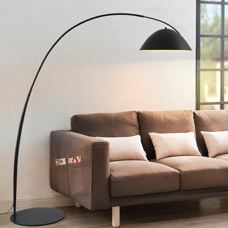 Huangmeng Fishing Lamp Floor Lamp Living Room Sofa Lamp Modern Simple Nordic Creative Minimalist Light Luxury Design Vertical Lamp Black Small-H182*W147cm-Three Colors 12w Huangmeng Fishing Lamp Floor Lamp Living Room Sofa Lamp Modern Simple Nordic Creative Minimalist Light Luxury Design Vertical Lamp Black Small-H182*W147cm-Three Colors 12w