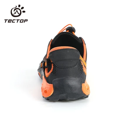 Tantuo TECTOP river tracing shoes spring and summer wading shoes outdoor drainage hiking shoes couple sports breathable wear-resistant casual shoes men's black/orange red 43 Tantuo TECTOP river tracing shoes spring and summer wading shoes outdoor drainage hiking shoes couple sports breathable wear-resistant casual shoes men's black/orange red 43