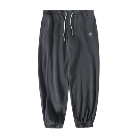 Panda Ben Casual Pants Men's Loose Trendy Bottoms Pants Straight Pants Men's Pants Carbon Gray L Panda Ben Casual Pants Men's Loose Trendy Bottoms Pants Straight Pants Men's Pants Carbon Gray L