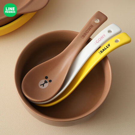 LINE FRIENDS facial features cutlery cartoon surrounding chopsticks chopsticks stand ceramic small spoon rice bowl noodle bowl dinner plate brown bear chopsticks rest facial features LINE FRIENDS facial features cutlery cartoon surrounding chopsticks chopsticks stand ceramic small spoon rice bowl noodle bowl dinner plate brown bear chopsticks rest facial features