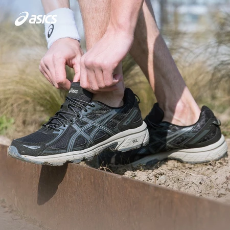 ASICS Arthur Men's Trail Running Shoes Cushioning Running Shoes Breathable Sports Shoes GEL-VENTURE 6 Black/Dark Gray 44 ASICS Arthur Men's Trail Running Shoes Cushioning Running Shoes Breathable Sports Shoes GEL-VENTURE 6 Black/Dark Gray 44