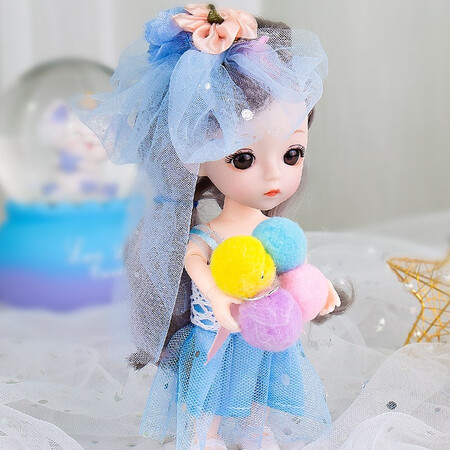 Beijes Children's Chini Barbie Doll Set Toy Girl Mini Dress Up Doll Portable Gift Box Play House Princess Toy Gift Beijes Children's Chini Barbie Doll Set Toy Girl Mini Dress Up Doll Portable Gift Box Play House Princess Toy Gift