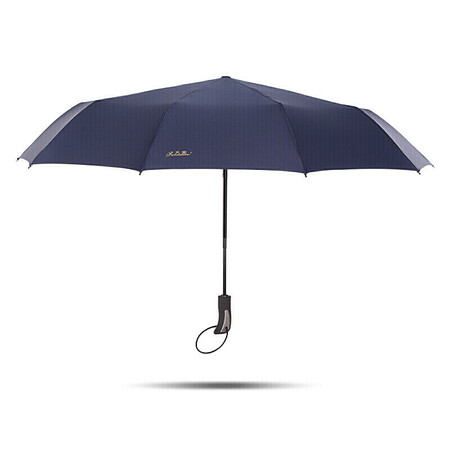 Paradise umbrella, rain umbrella, 10 bone reinforcement, one-click opening, easy drying, simple automatic umbrella for men and women, navy blue 58CM*10 bone Paradise umbrella, rain umbrella, 10 bone reinforcement, one-click opening, easy drying, simple automatic umbrella for men and women, navy blue 58CM*10 bone