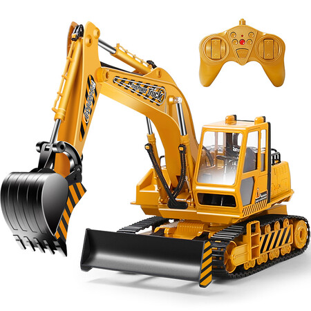 JJR/C Engineering Vehicle 44CM Remote Control Excavator Toy 11 Channel Excavator Electric Excavator Remote Control Car Boy Children's Toy Remote Control Car JJR/C Engineering Vehicle 44CM Remote Control Excavator Toy 11 Channel Excavator Electric Excavator Remote Control Car Boy Children's Toy Remote Control Car