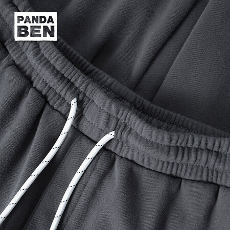 Panda Ben Casual Pants Men's Loose Trendy Bottoms Pants Straight Pants Men's Pants Carbon Gray L Panda Ben Casual Pants Men's Loose Trendy Bottoms Pants Straight Pants Men's Pants Carbon Gray L