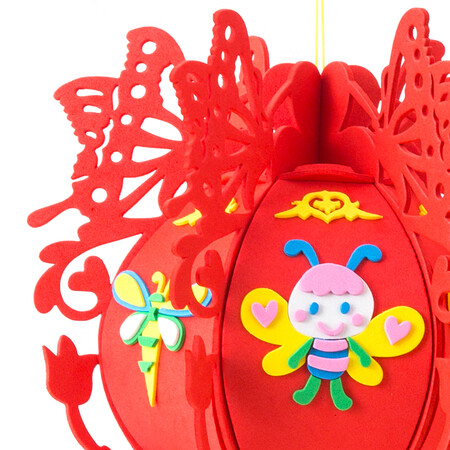 Duomeiyi Lantern EVA Children's Handmade Paper Lantern DIY Making Materials Cartoon Small Lantern Decorations Early Education Kindergarten Activities Portable Small Lantern EVA Lantern Butterflies Without Light Duomeiyi Lantern EVA Children's Handmade Paper Lantern DIY Making Materials Cartoon Small Lantern Decorations Early Education Kindergarten Activities Portable Small Lantern EVA Lantern Butterflies Without Light