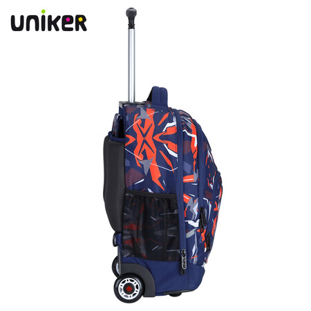 uniker elementary school trolley school bag male backpack female European and American luggage bag casual middle school student school bag lightweight trolley bag dynamic 11097M uniker elementary school trolley school bag male backpack female European and American luggage bag casual middle school student school bag lightweight trolley bag dynamic 11097M